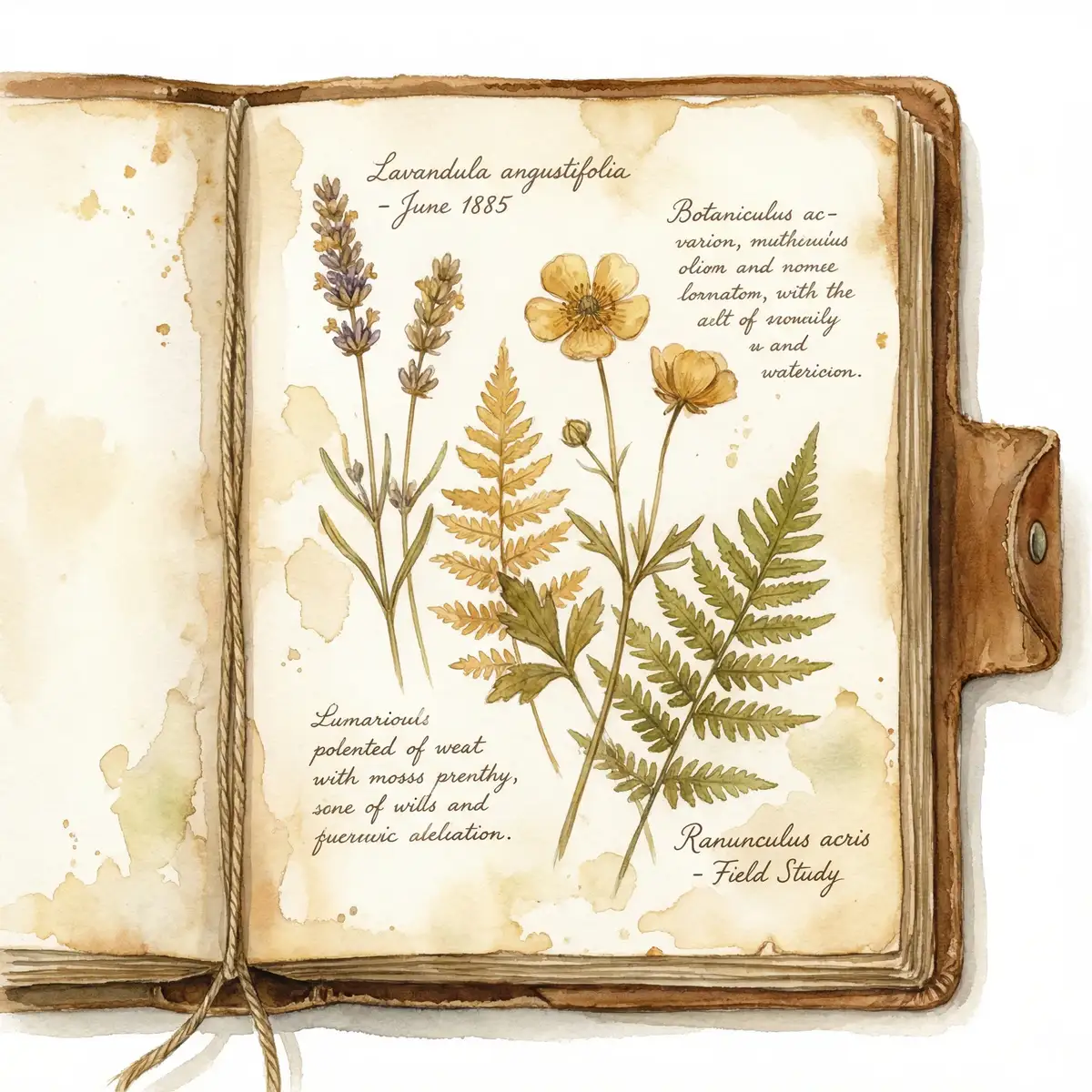 植物标本手账 - 小宝探花